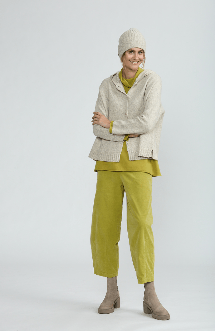 VetonoVetono Boxy Fit Panelled JacketClothingCreme - Blue Water Clothing