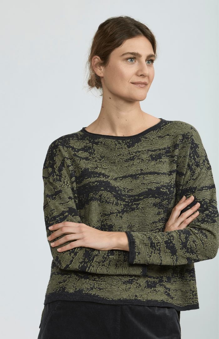 VetonoVetono Soft Crew Neck JumperClothingPistazie - Blue Water Clothing