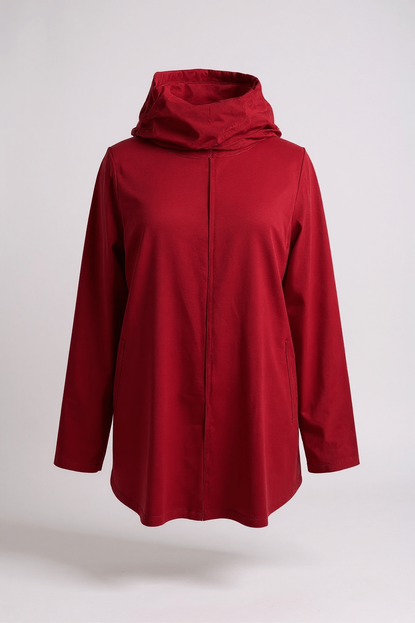 VetonoVetono High Neck Top Crimson RedTopsCrimson Red - Blue Water Clothing