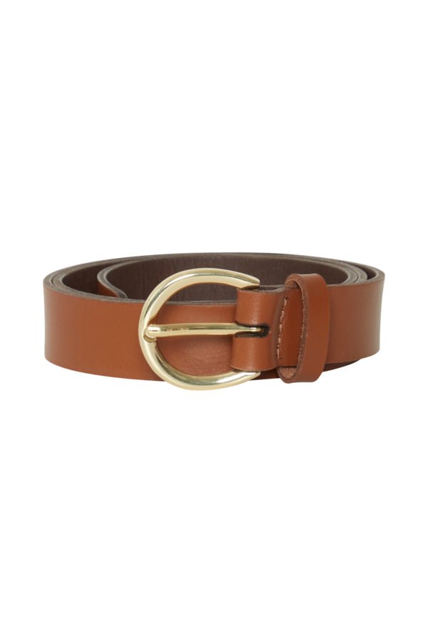 b.youngVikle Leather BeltBeltsCognac - Blue Water Clothing