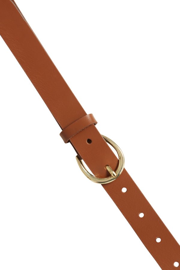 b.youngVikle Leather BeltBeltsCognac - Blue Water Clothing