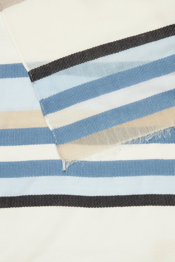 b.youngVinna ScarfScarvesVista Blue Mix - Blue Water Clothing