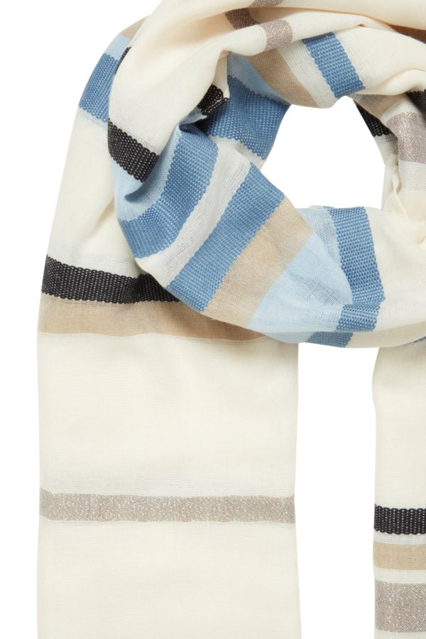 b.youngVinna ScarfScarvesVista Blue Mix - Blue Water Clothing