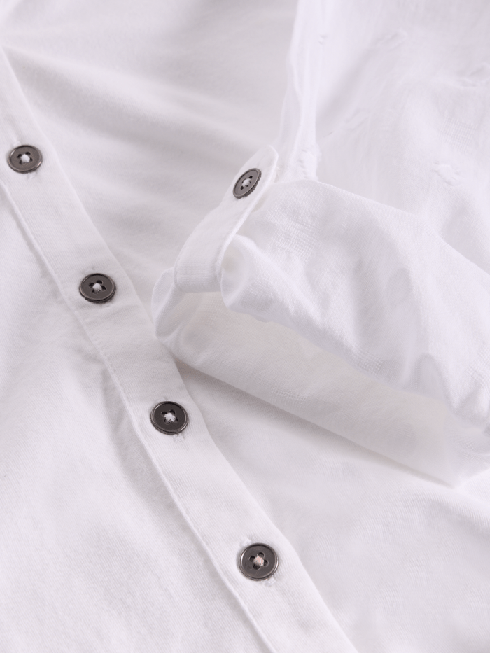 White Stuff Annie Mix Jersey Shirt - Blue Water Clothing