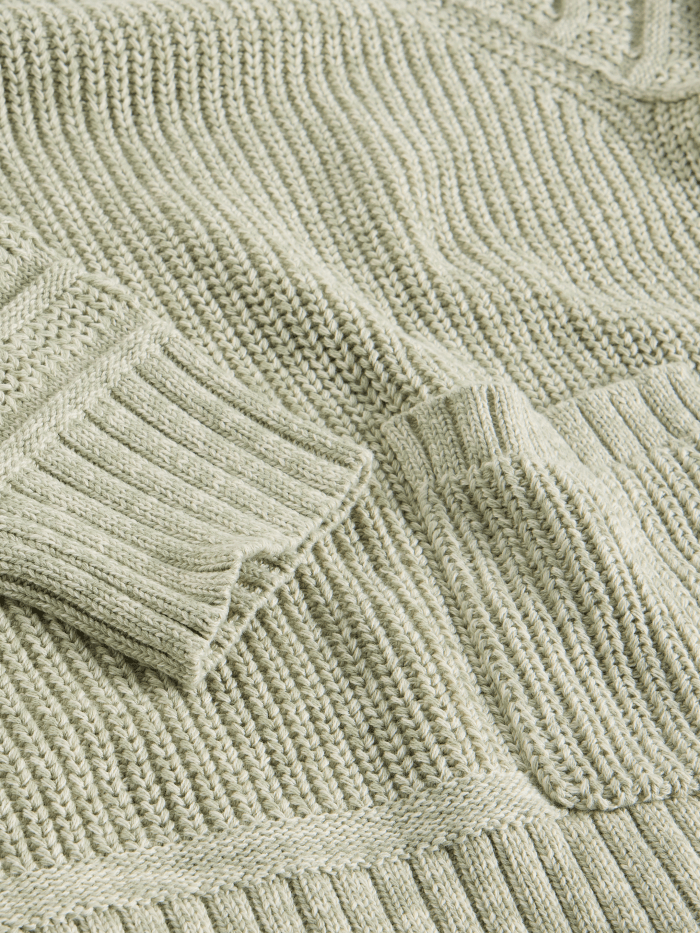 White StuffWhite Stuff Cindy Cotton JumperClothingKHAKI GRN - Blue Water Clothing