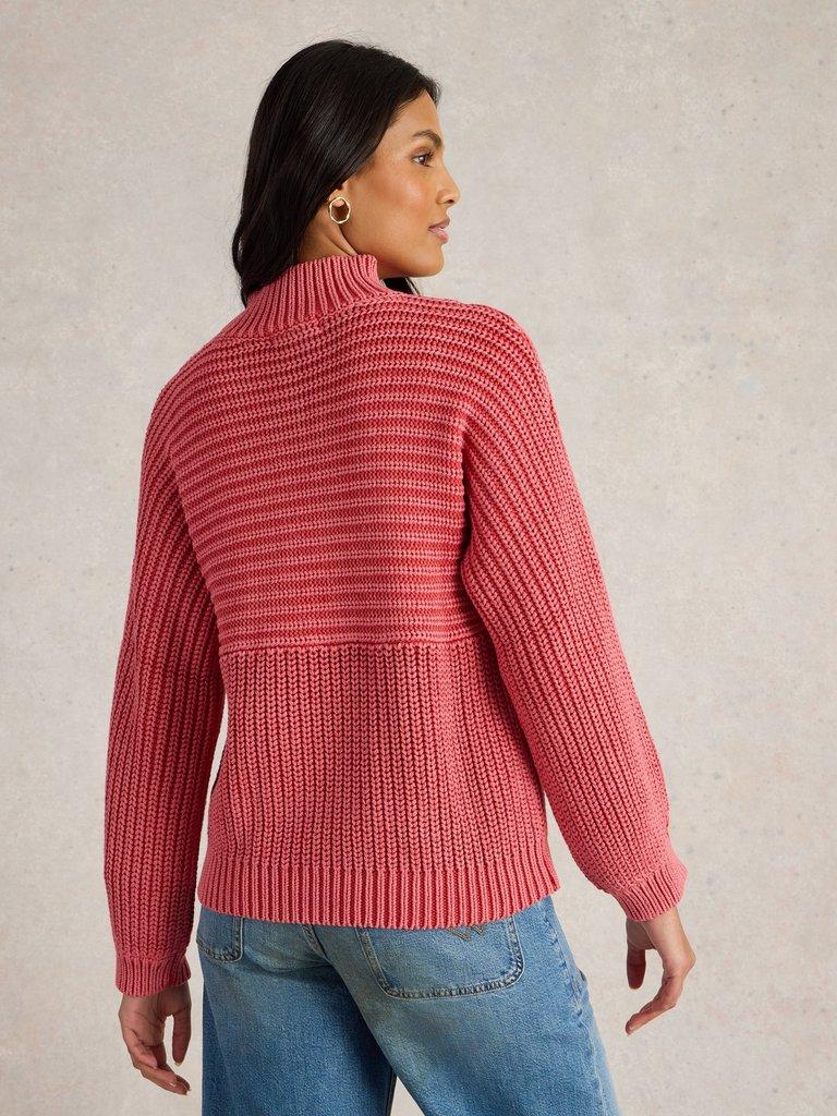 White StuffWhite Stuff Marley Mix Cotton JumperClothingMID PINK - Blue Water Clothing