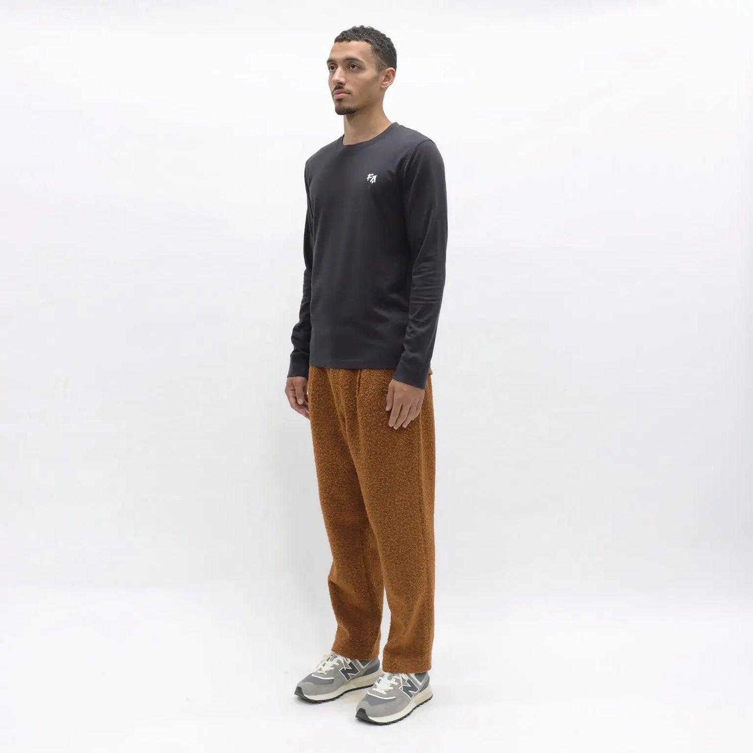 Far AfieldFuji San Long Sleeve T-Shirt Dark NavyT-Shirt - Blue Water Clothing