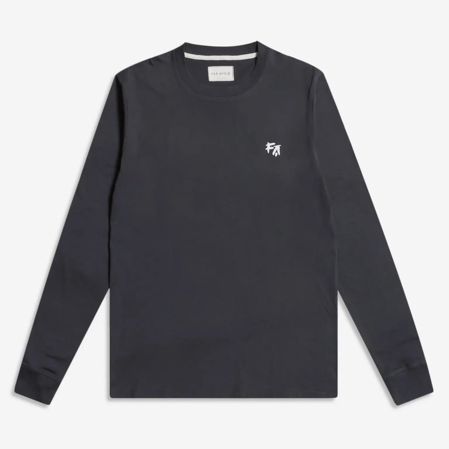 Far AfieldFuji San Long Sleeve T-Shirt Dark NavyT-Shirt - Blue Water Clothing