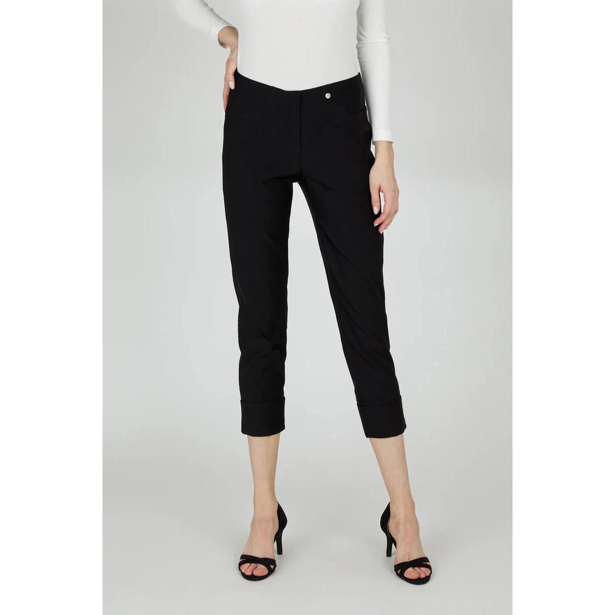 RobellRobell Bella 09 TrousersTrousersBlack - Blue Water Clothing