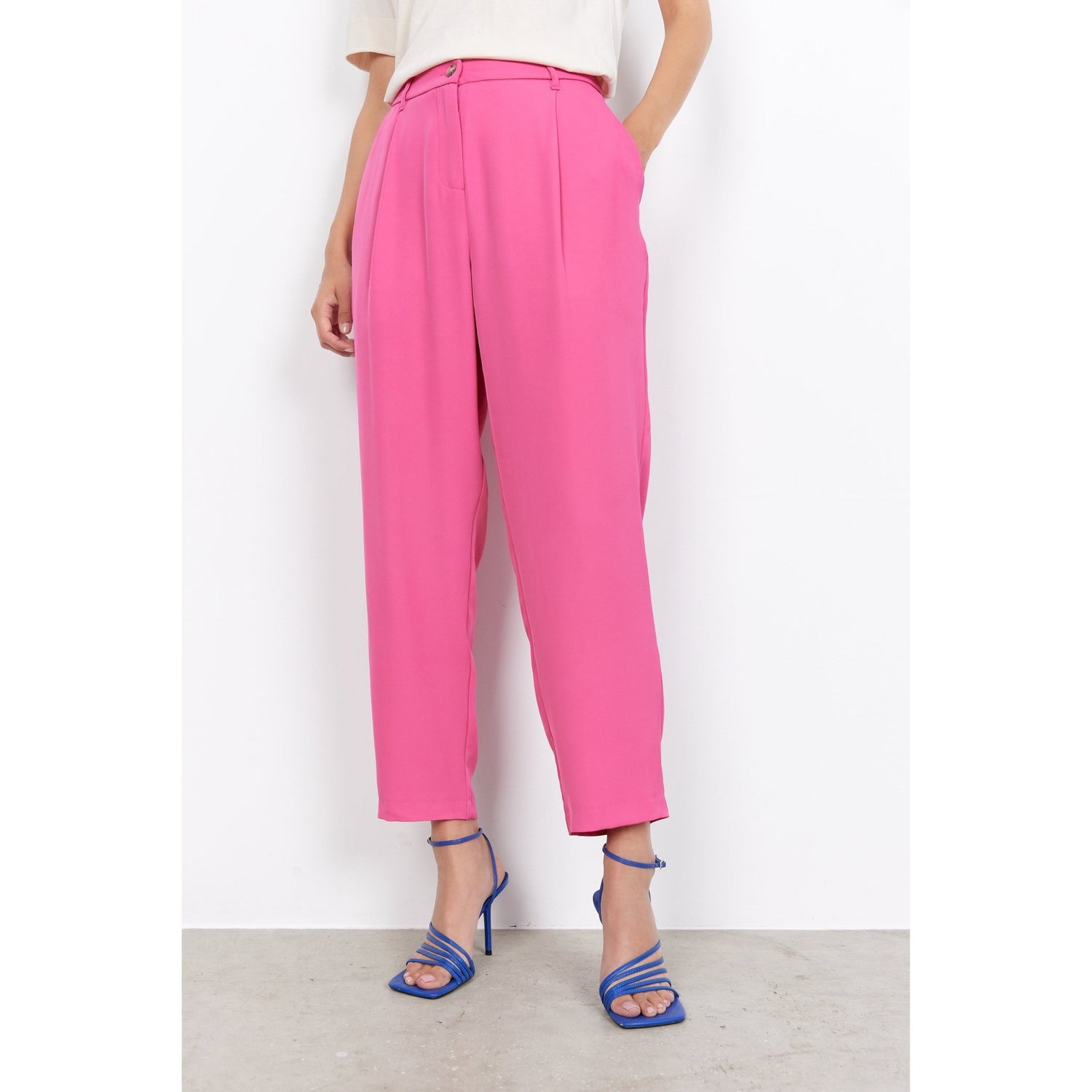 Soya ConceptSoya Concept Gabi 12 - C TrouserTrouserBright Pink - Blue Water Clothing