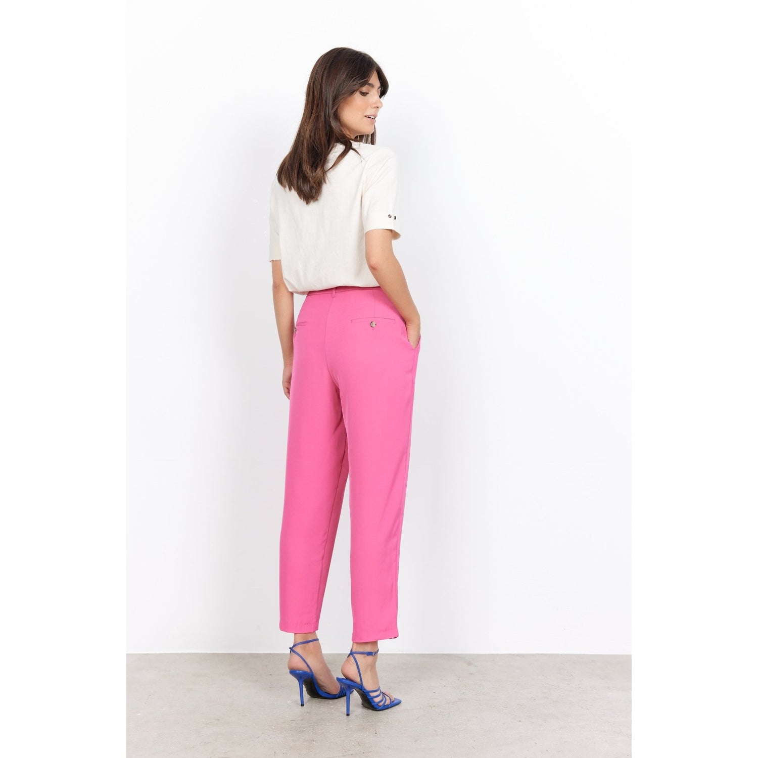Soya ConceptSoya Concept Gabi 12 - C TrouserTrouserBright Pink - Blue Water Clothing