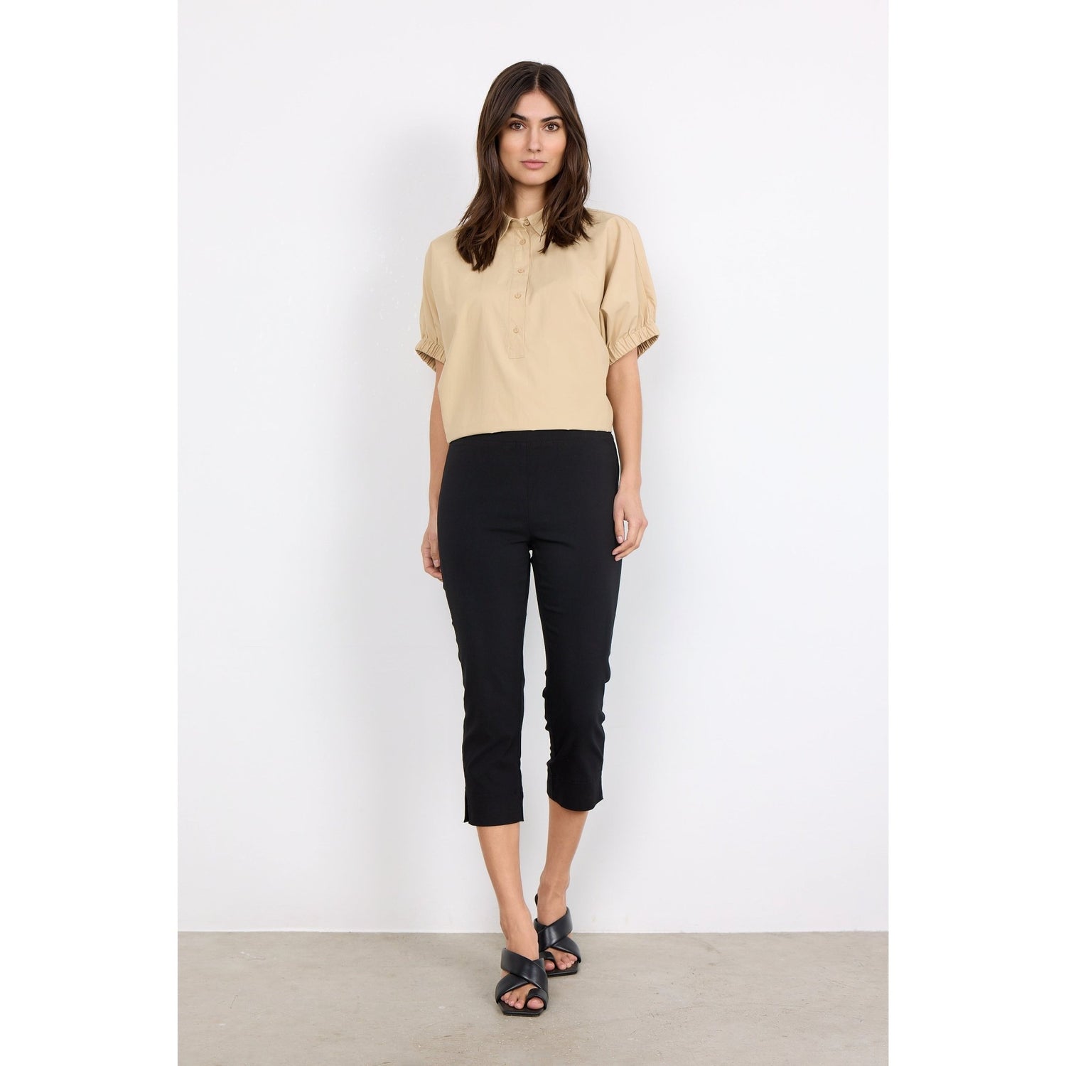 Soya ConceptSoya Concept Lilly 26 B Cropped JeanTrousersBlack - Blue Water Clothing