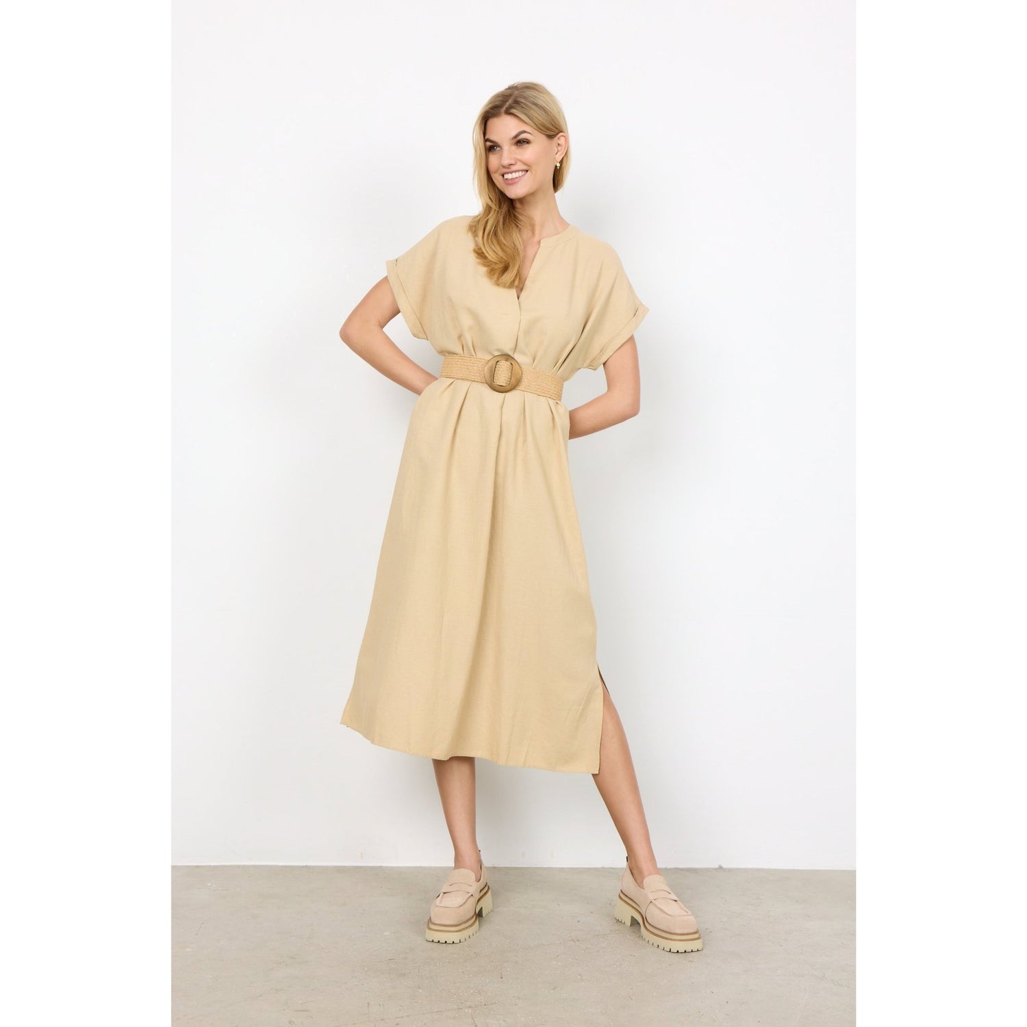 Soya ConceptSoya Concept Linka 1 BeltBeltSand 8008 - Blue Water Clothing