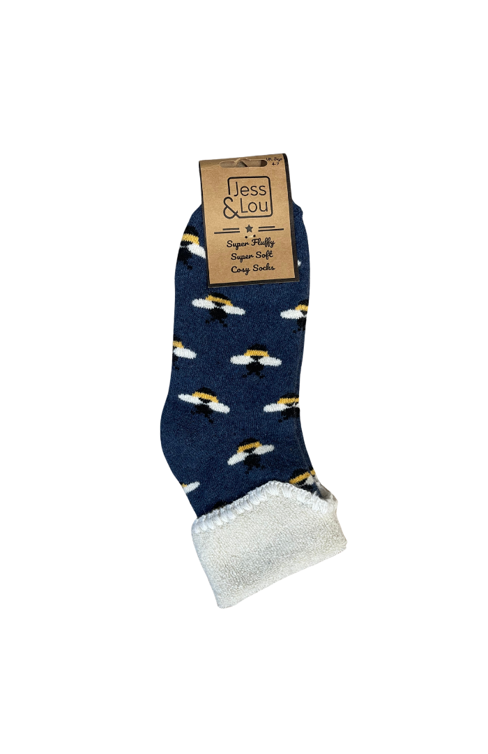 Beautiful Bees Super Cosy Socks