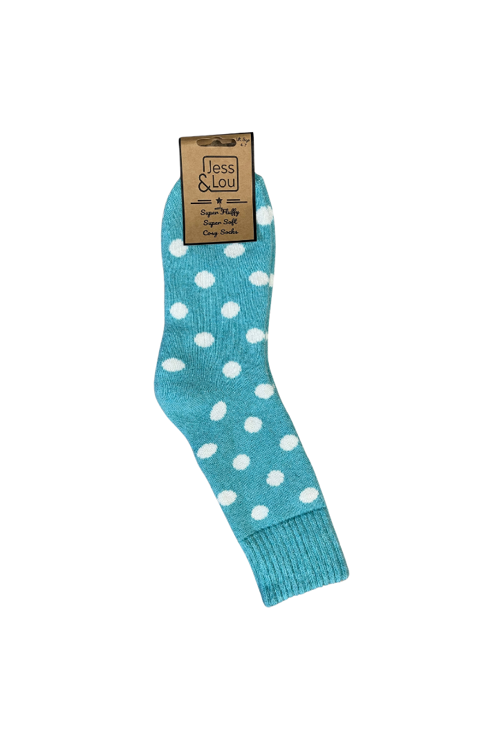 Splendid Spots Ribbed Socks