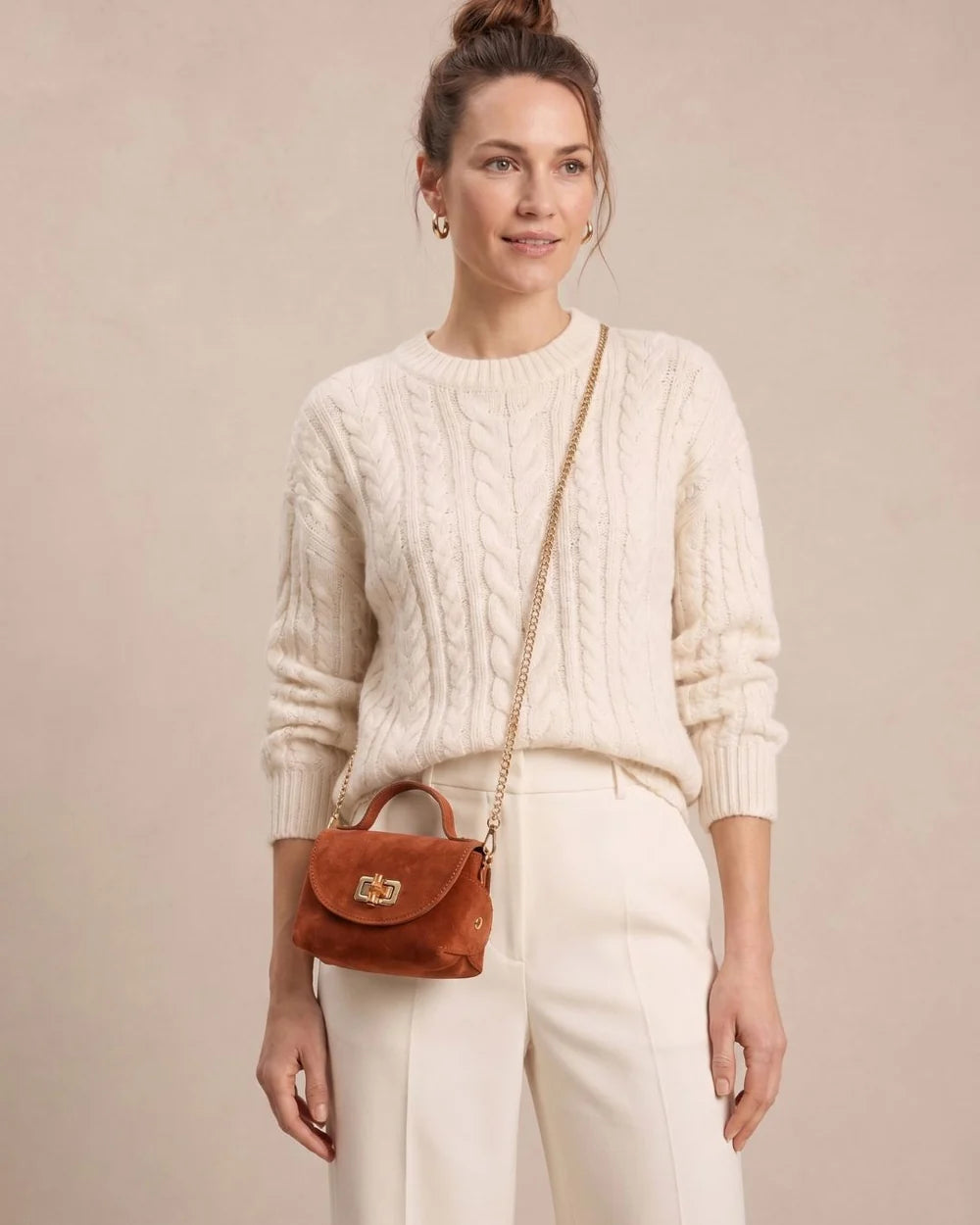 Elie Beaumont Mini Bamboo Bag Suede