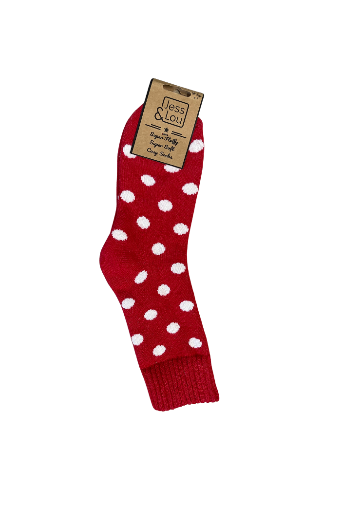 Splendid Spots Ribbed Socks