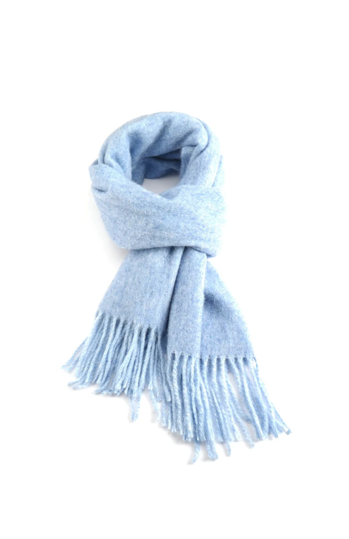 Sara Plain Scarf Sky