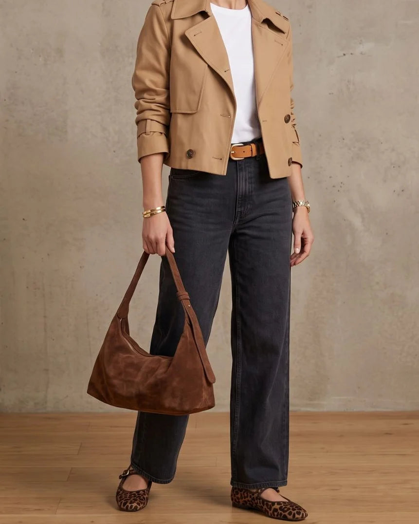 Elie Beaumont Slouch Bag - Mid Brown