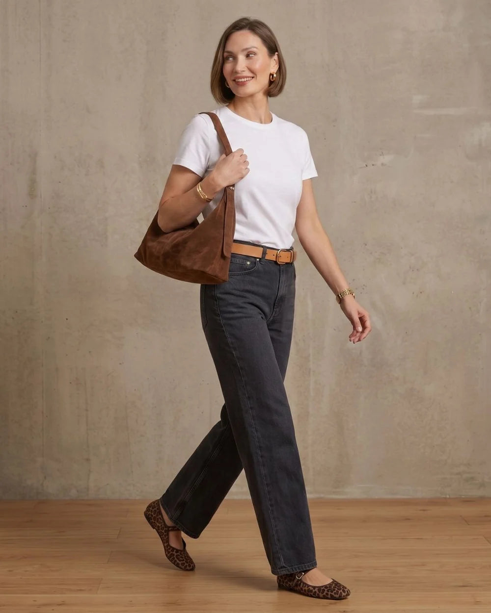 Elie Beaumont Slouch Bag - Mid Brown