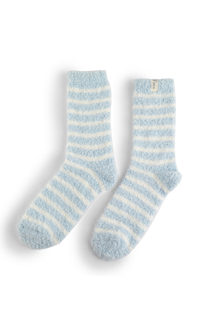 Fluffy Stripes Socks New