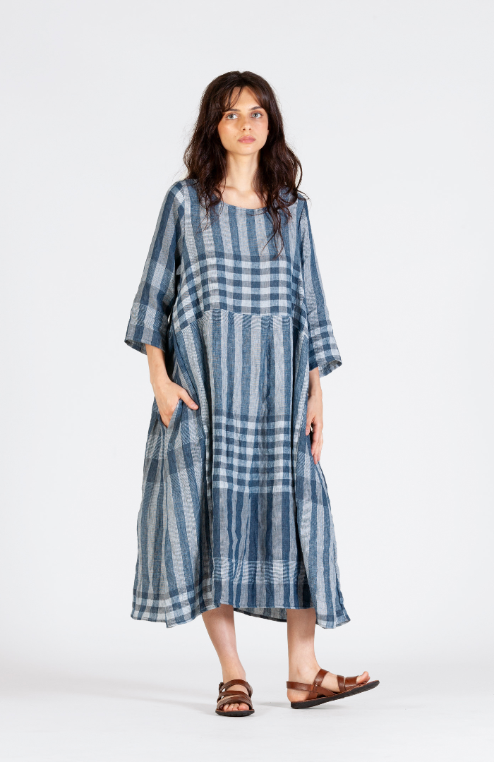 Mama b Rothko LQ Dress Blue