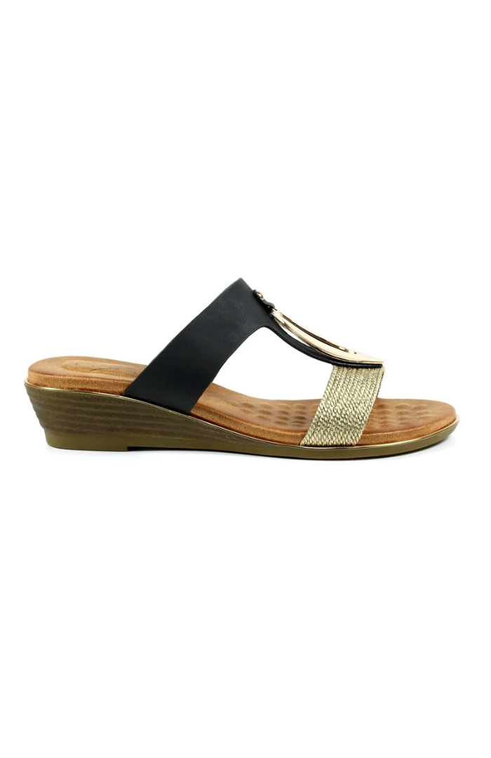 Lunar Shoes Porto Coral Wedge Sandal