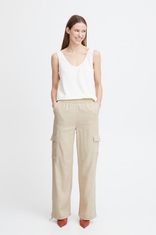 Falakka Linen Cargo Pant