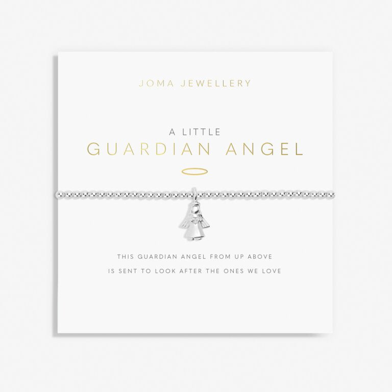 Joma Jewellery A Little 'Guardian Angel' Silver Bracelet