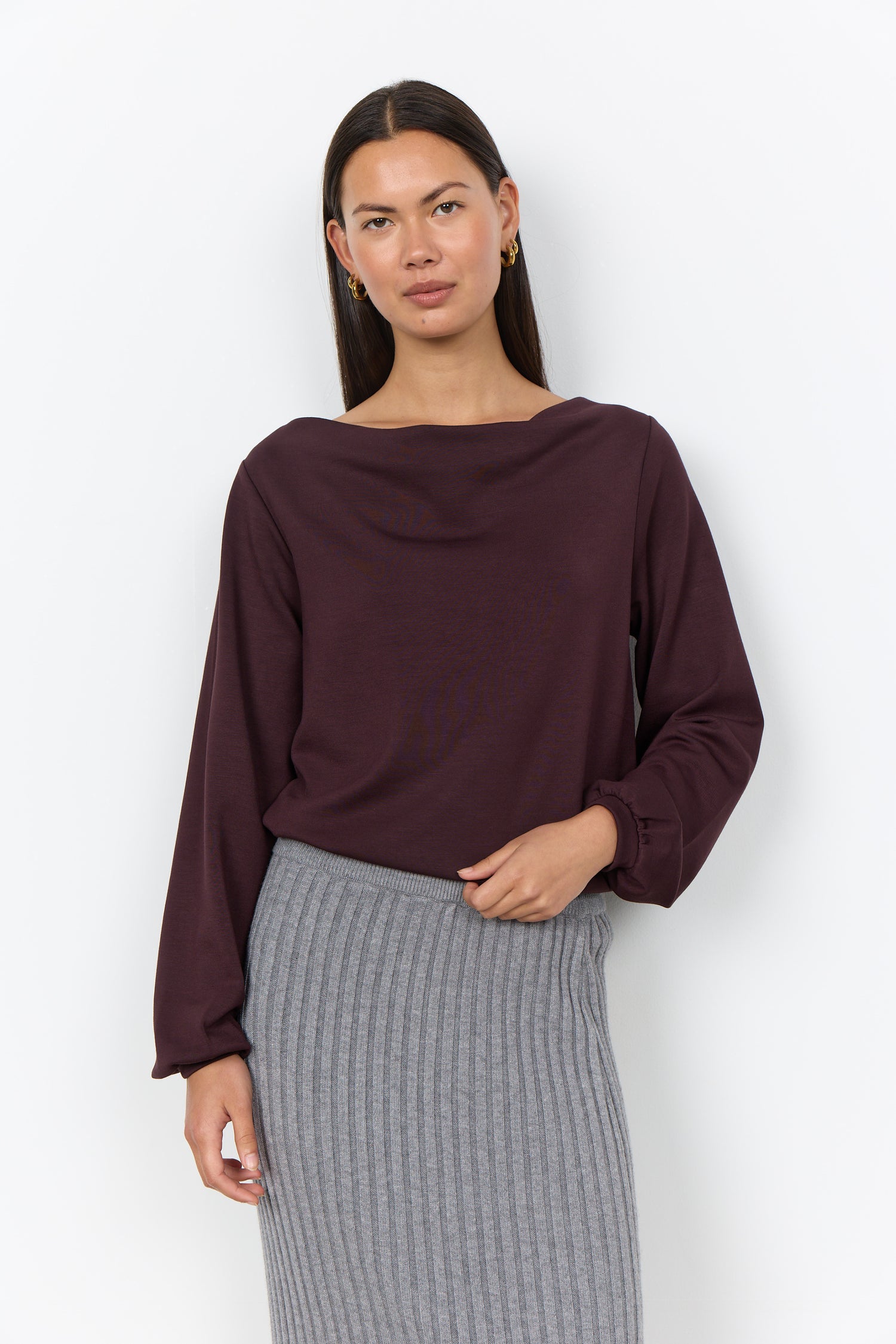 Soya Concept Banu 333 Slouch Neck Top