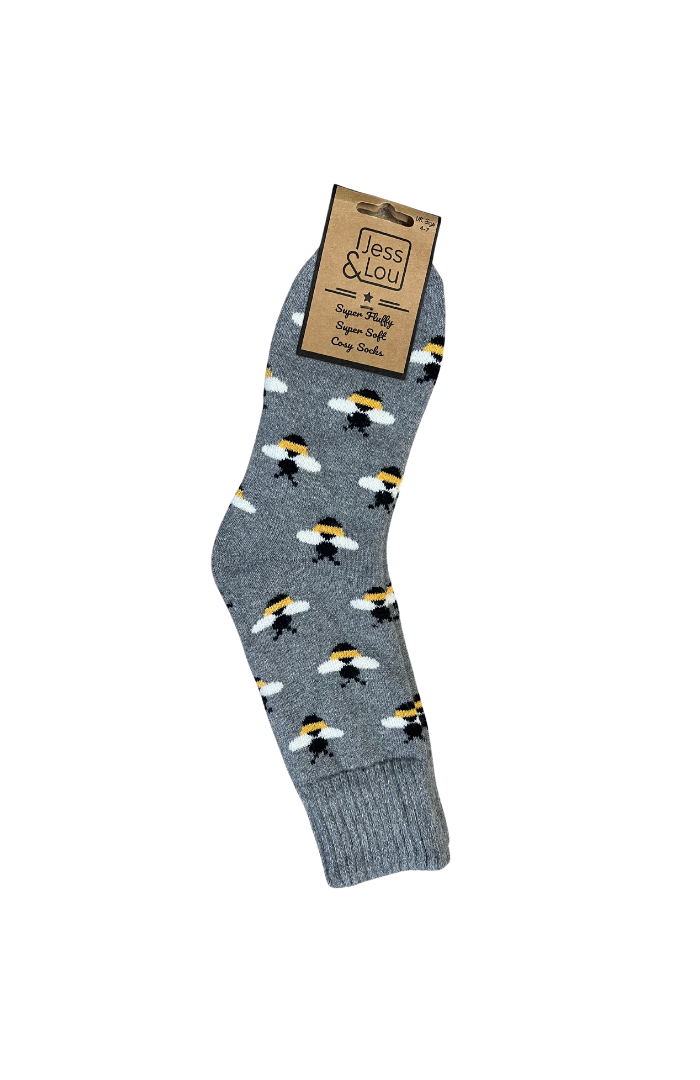 Busy Bee Ribbed Socks