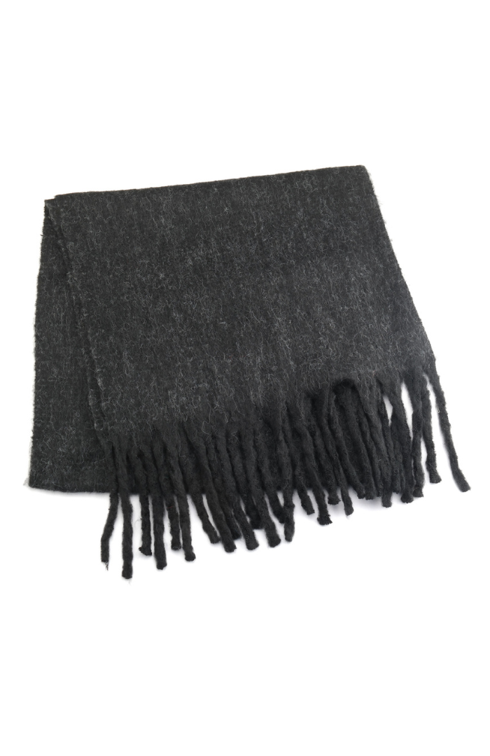 Libbi Plain Scarf Black