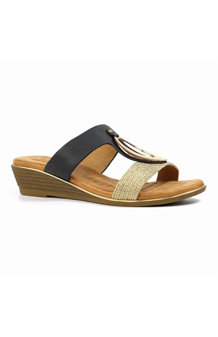 Lunar Shoes Porto Coral Wedge Sandal