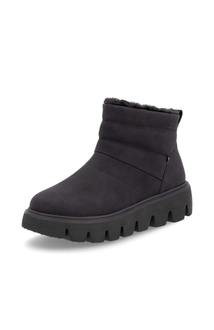 Wool Lined Boots Black