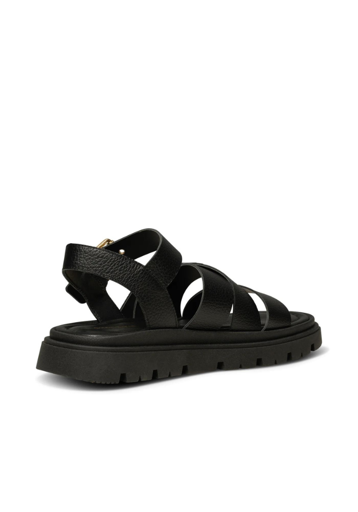 Rebecca Buckle Leather Sandal