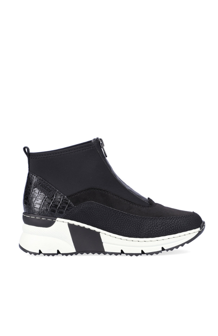 Textile Mix Contemporary Boot