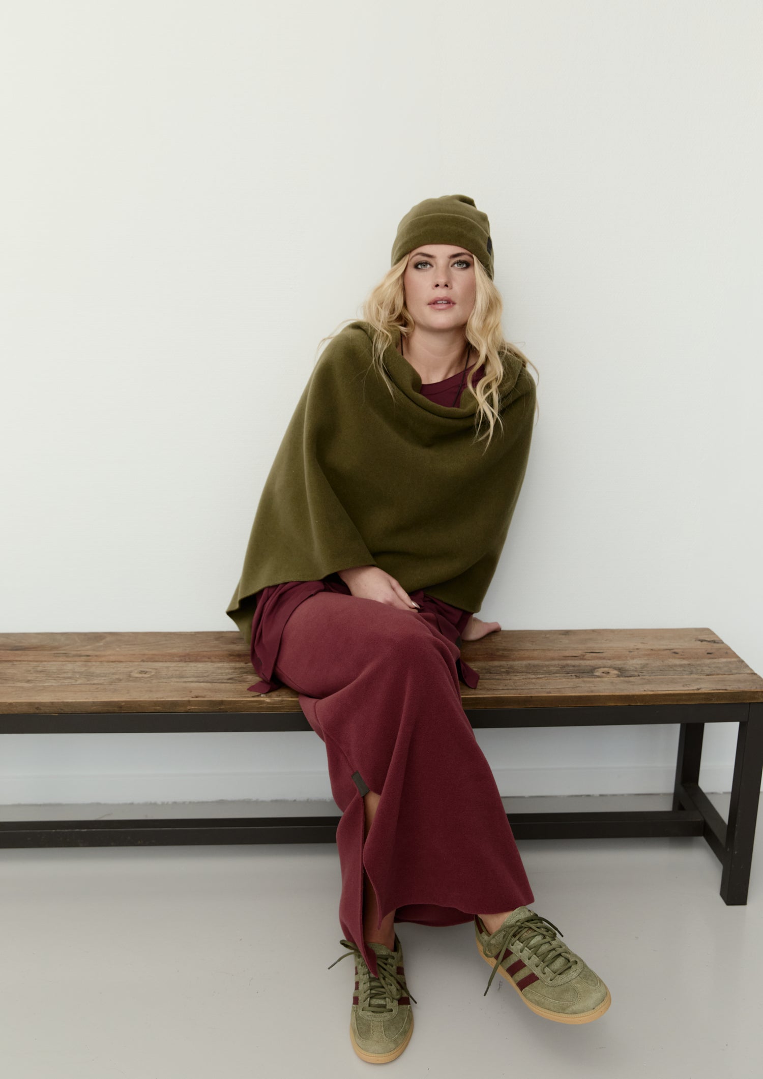 Henriette Steffensen Fleece Poncho 4026
