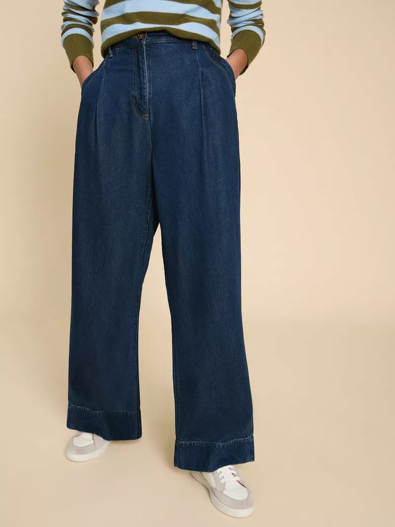 Kerry Wide Leg Denim Trouser