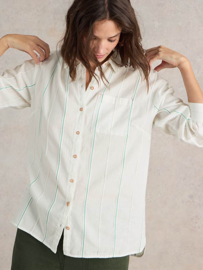 Laurel Longline Cotton Shirt