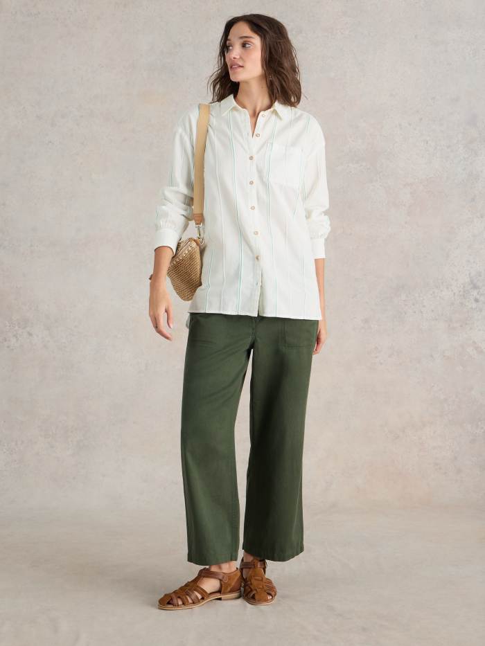 Laurel Longline Cotton Shirt