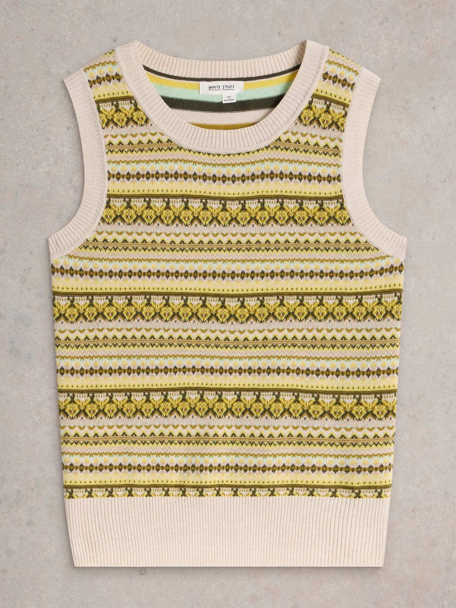 Fairisle Stripe Tank