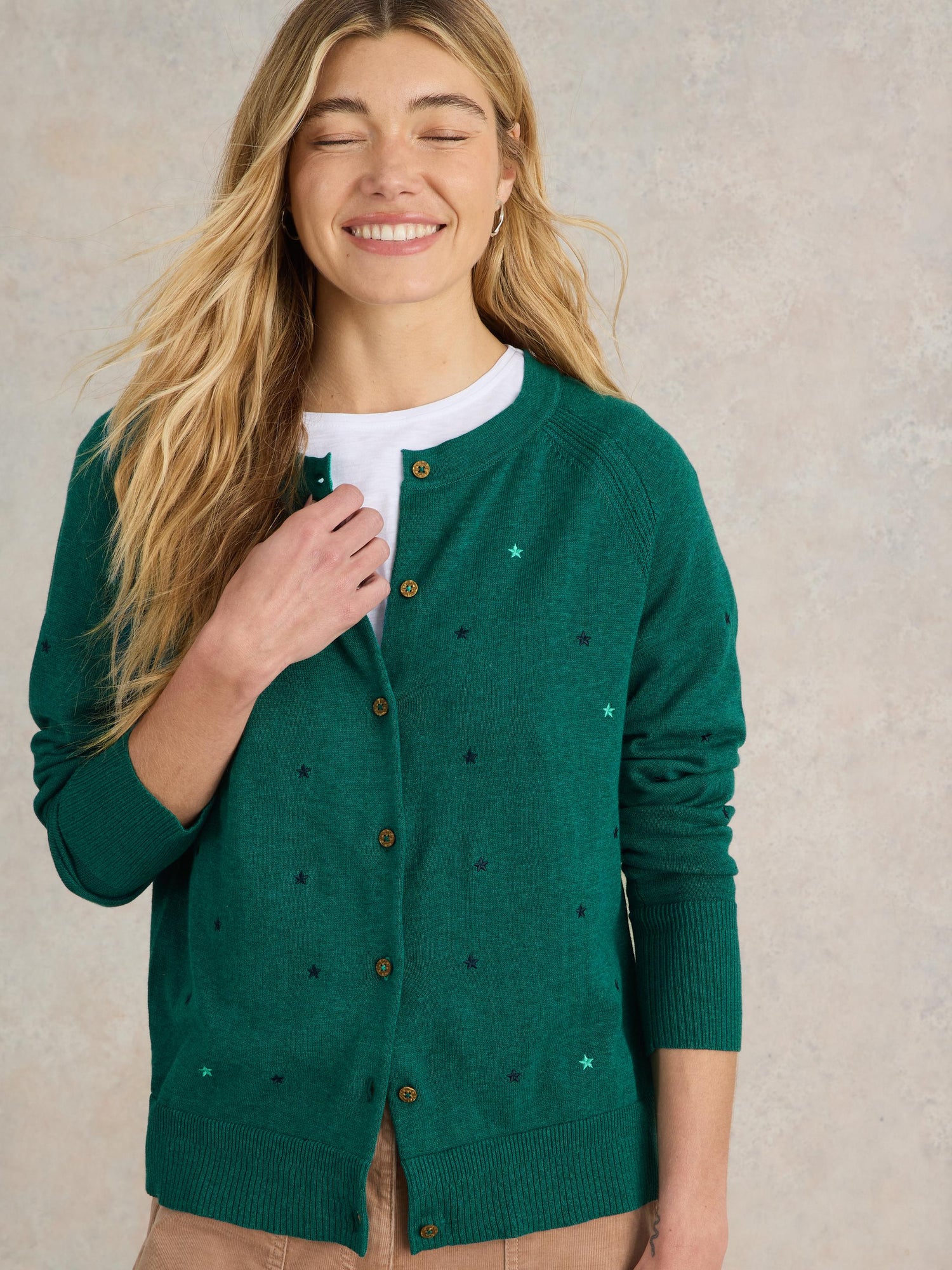 Lulu Embroidered Cardigan