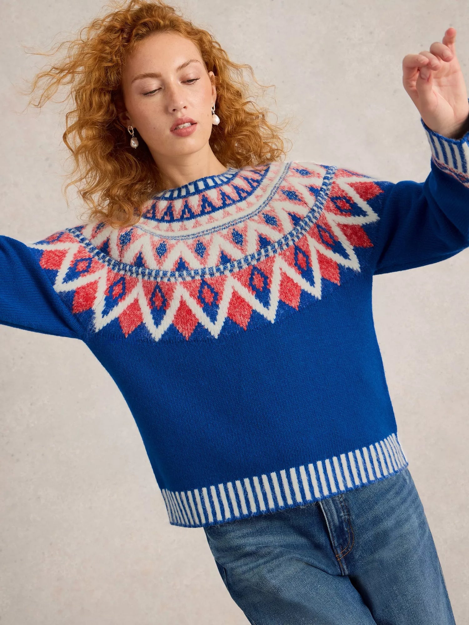 Saphire Fairisle Jumper