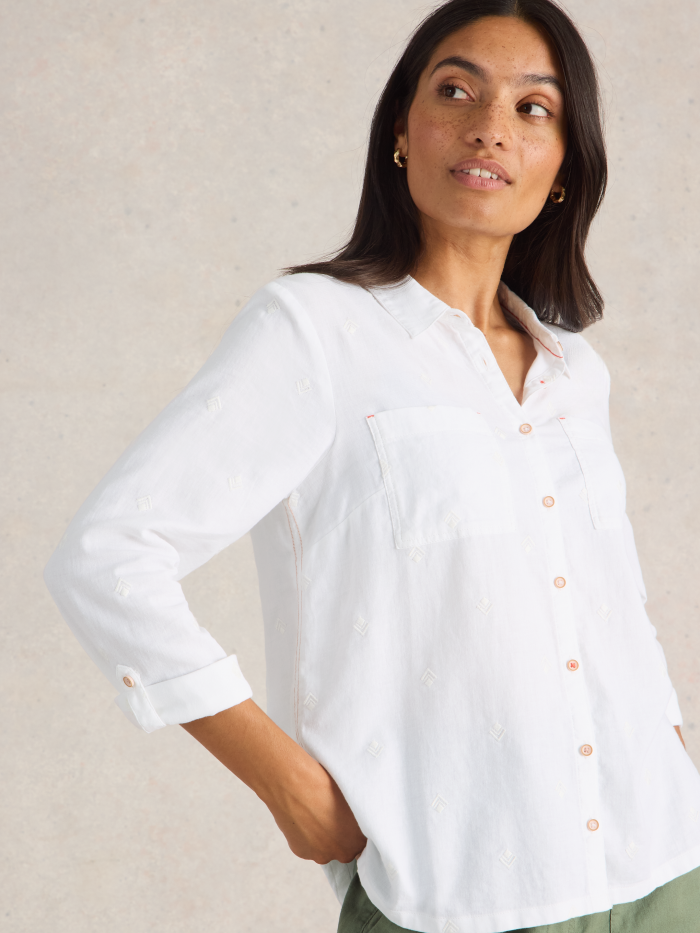 White Stuff Sophie Organic Cotton Shirt