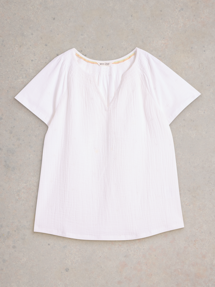 White Stuff Luella Notch Neck Top