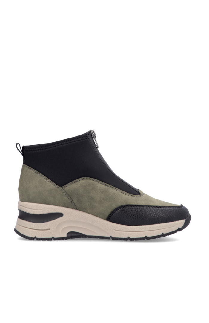 Textile Mix Contemporary Boot Low