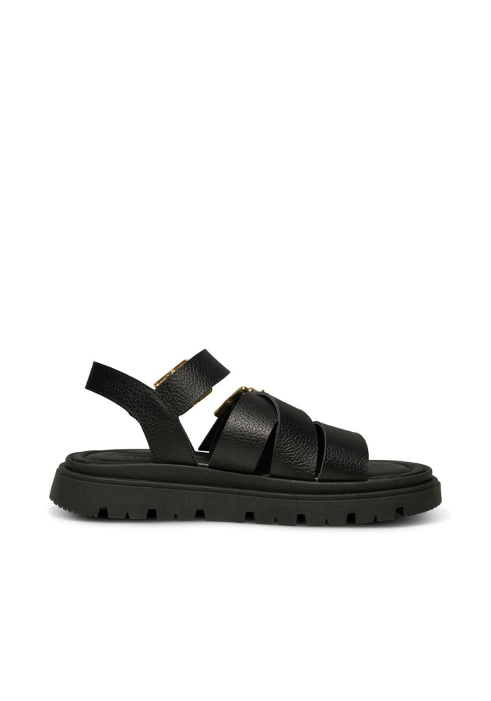 Rebecca Buckle Leather Sandal