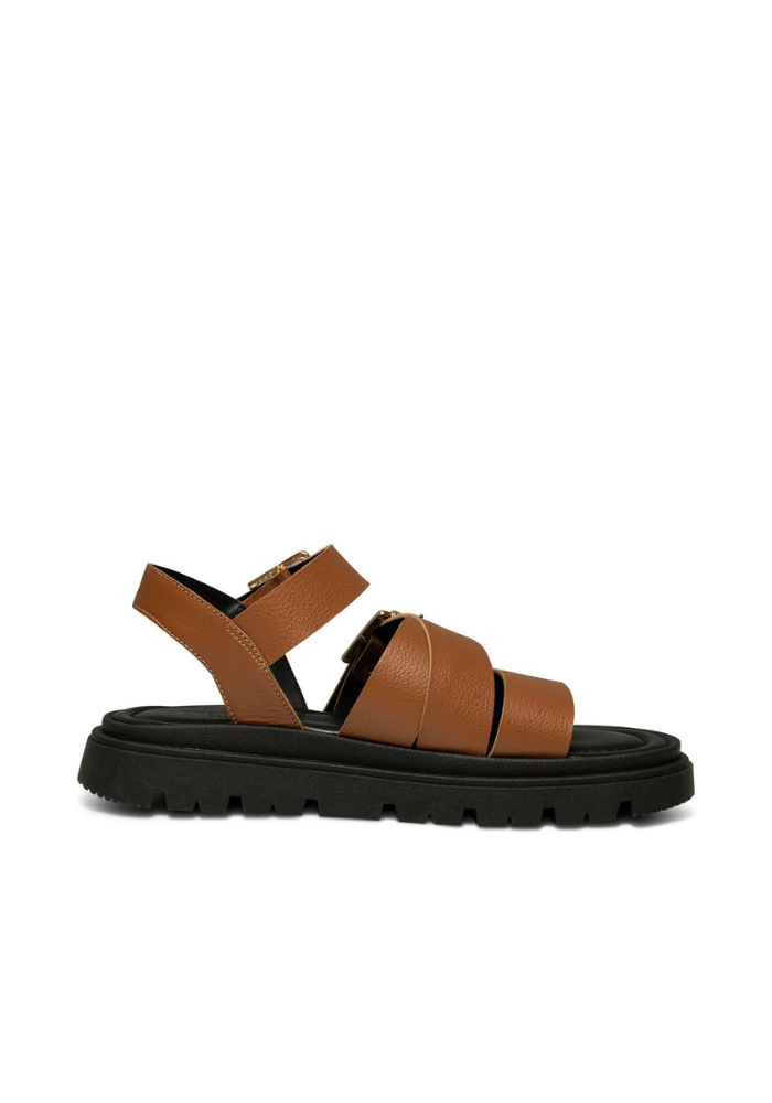 Rebecca Buckle Leather Sandal