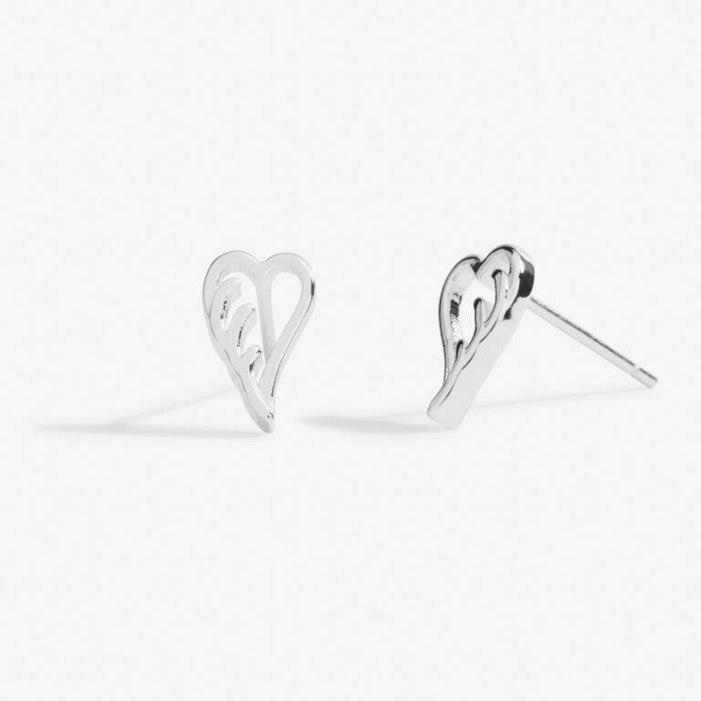 'Guardian Angel' Beautifully Boxed A Little Earrings in Silver Plating