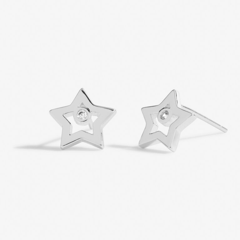 'Super Sister' Beautifully Boxed A Little Earrings in Silver Plating